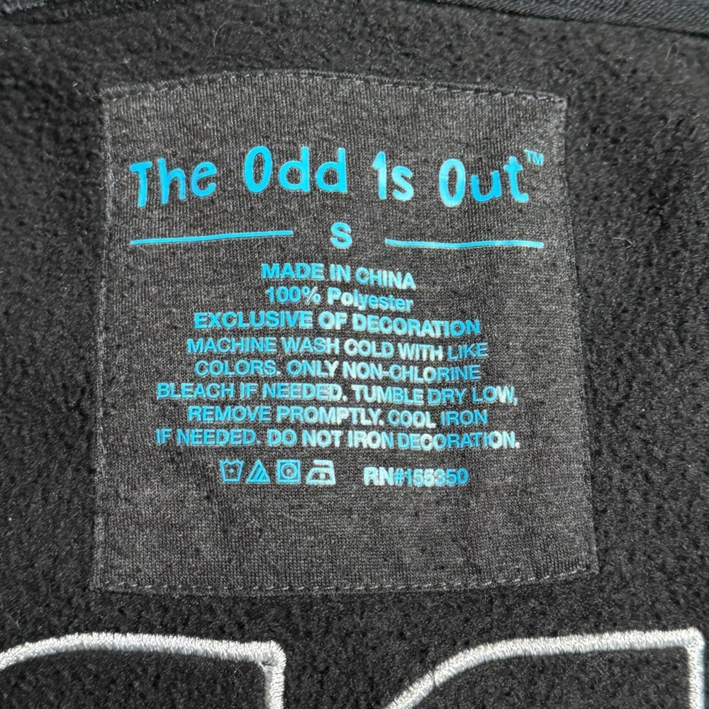 TheOdd1sOut Varsity Hoodie Jacket
Size Small Wear Your Seat Belt Cartoon - Picture 6 of 6